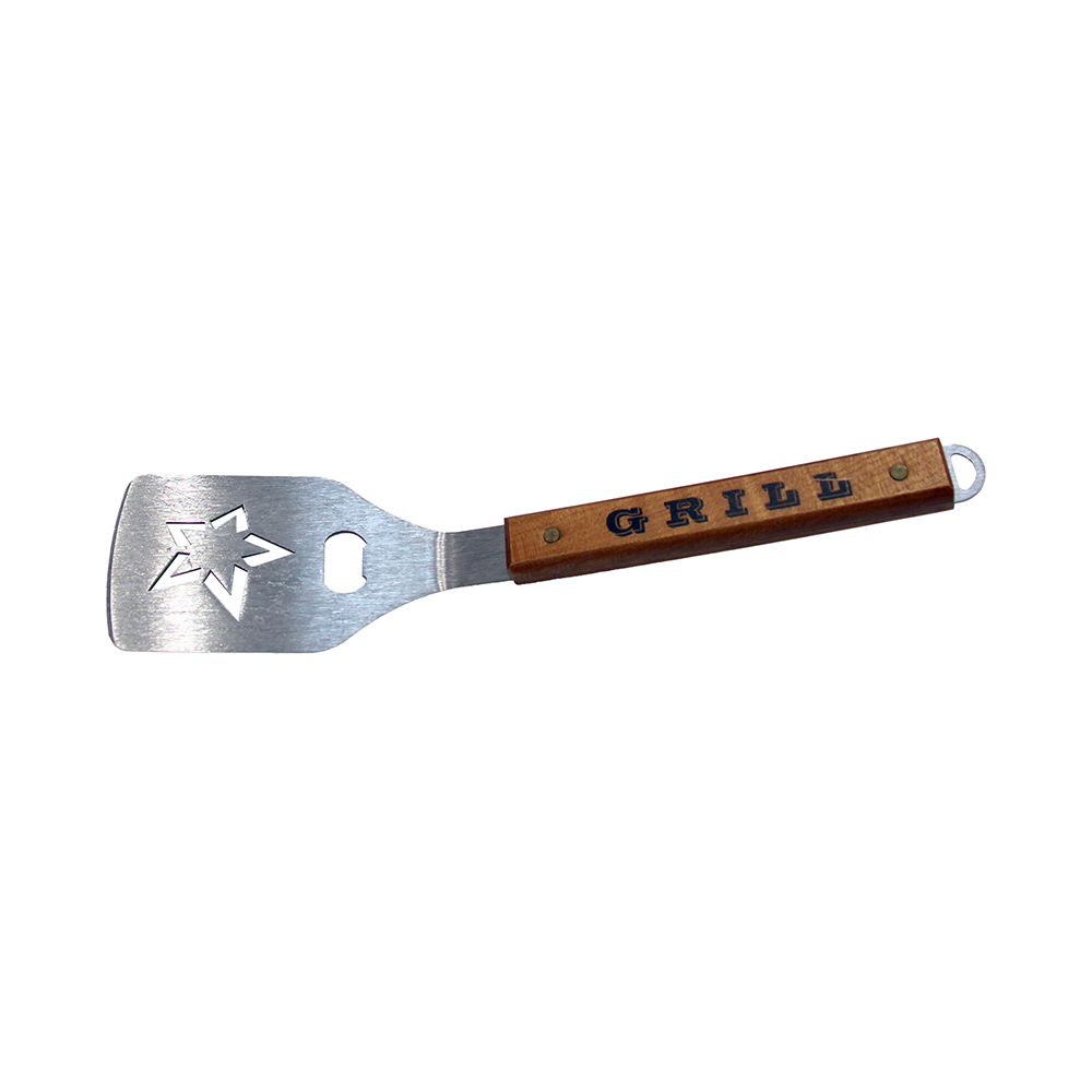 Espátula para churrasco com cabo de madeira